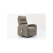 Poltrona relax reclinabile elettrica SYDNEY Tessuto Taupe