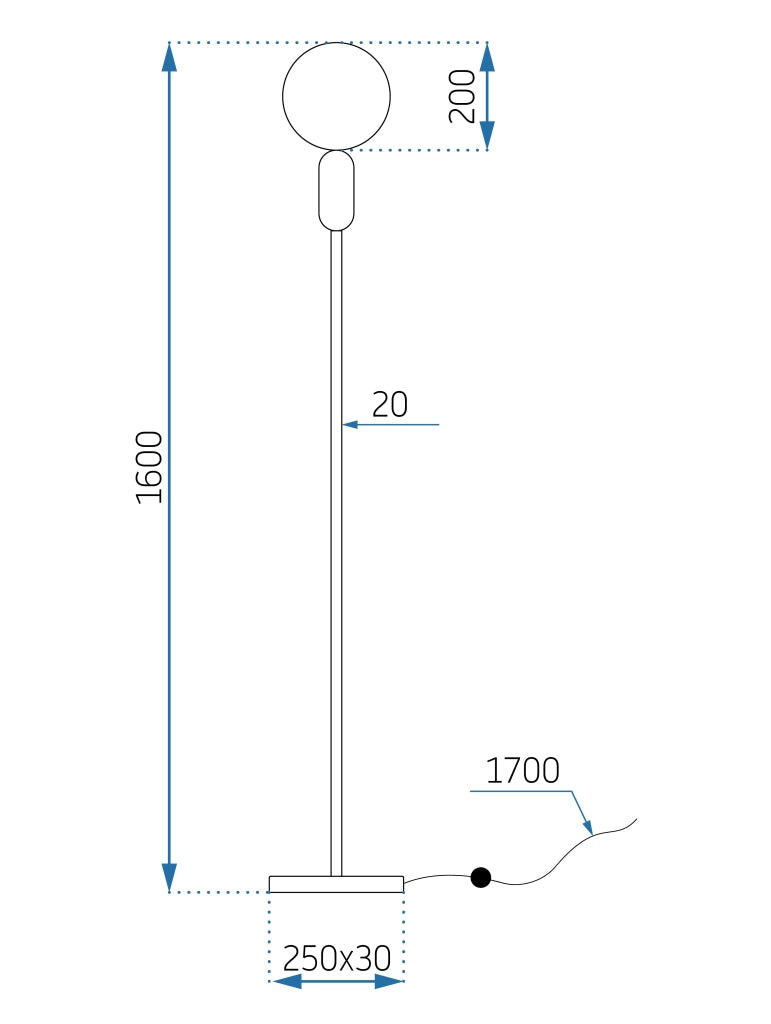 Lampada Da Terra APP928-1F