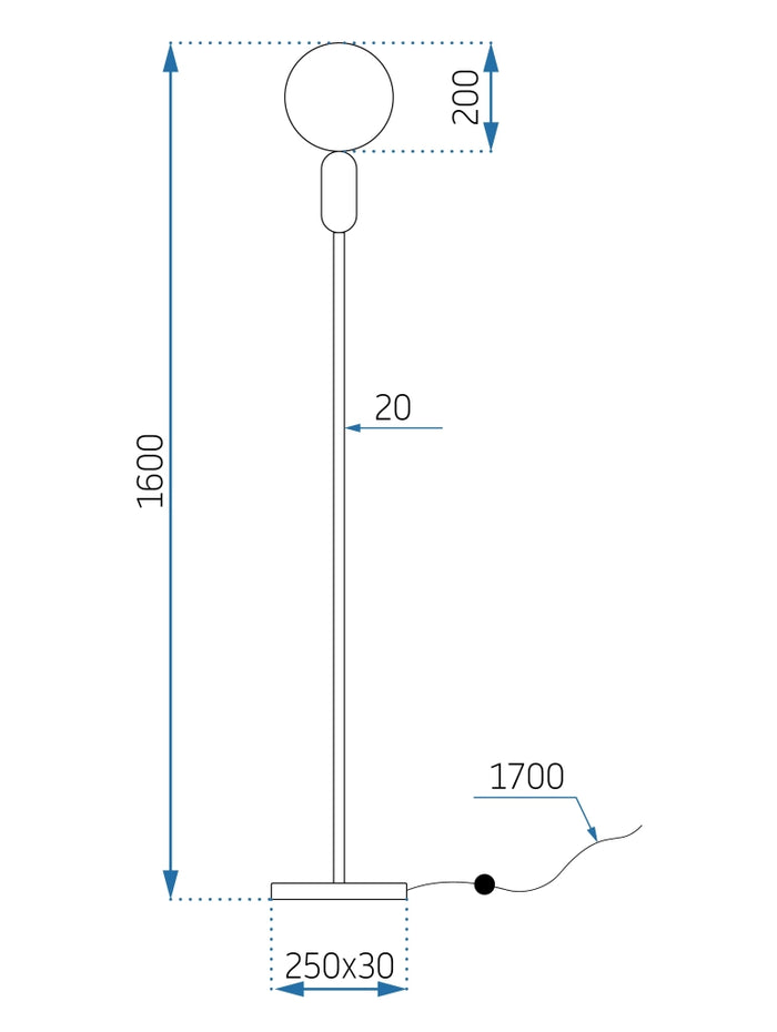 Lampada Da Terra APP928-1F