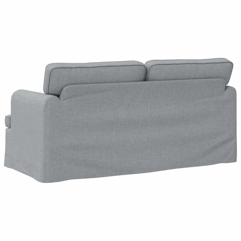 Divano | Divano da soggiorno | Sofa Grigio chiaro 162 x 80 x 85 cm Tessuto