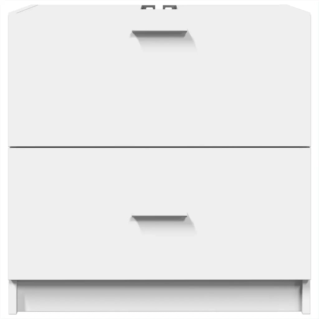 Mobile Lavabo Bianco 59x37x59 cm in Truciolare 848108