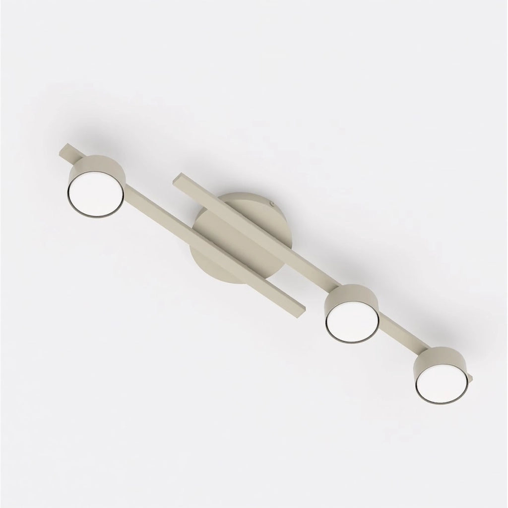 Lampada da soffitto FRAGMENT in acciaio beige