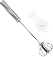 Mischia e monta 25,4 cm semi-automatica, manuale, rotativa, miscelatore per polvere, miscelatore per creme, sbattitore per uova con separatore per albumi