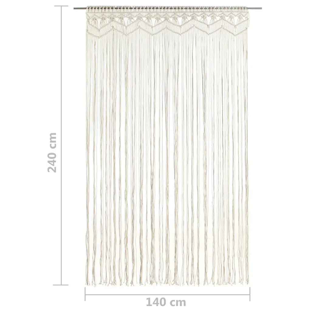 Tenda MacramÃ¨ 140x240 cm in Cotone cod mxl 75390