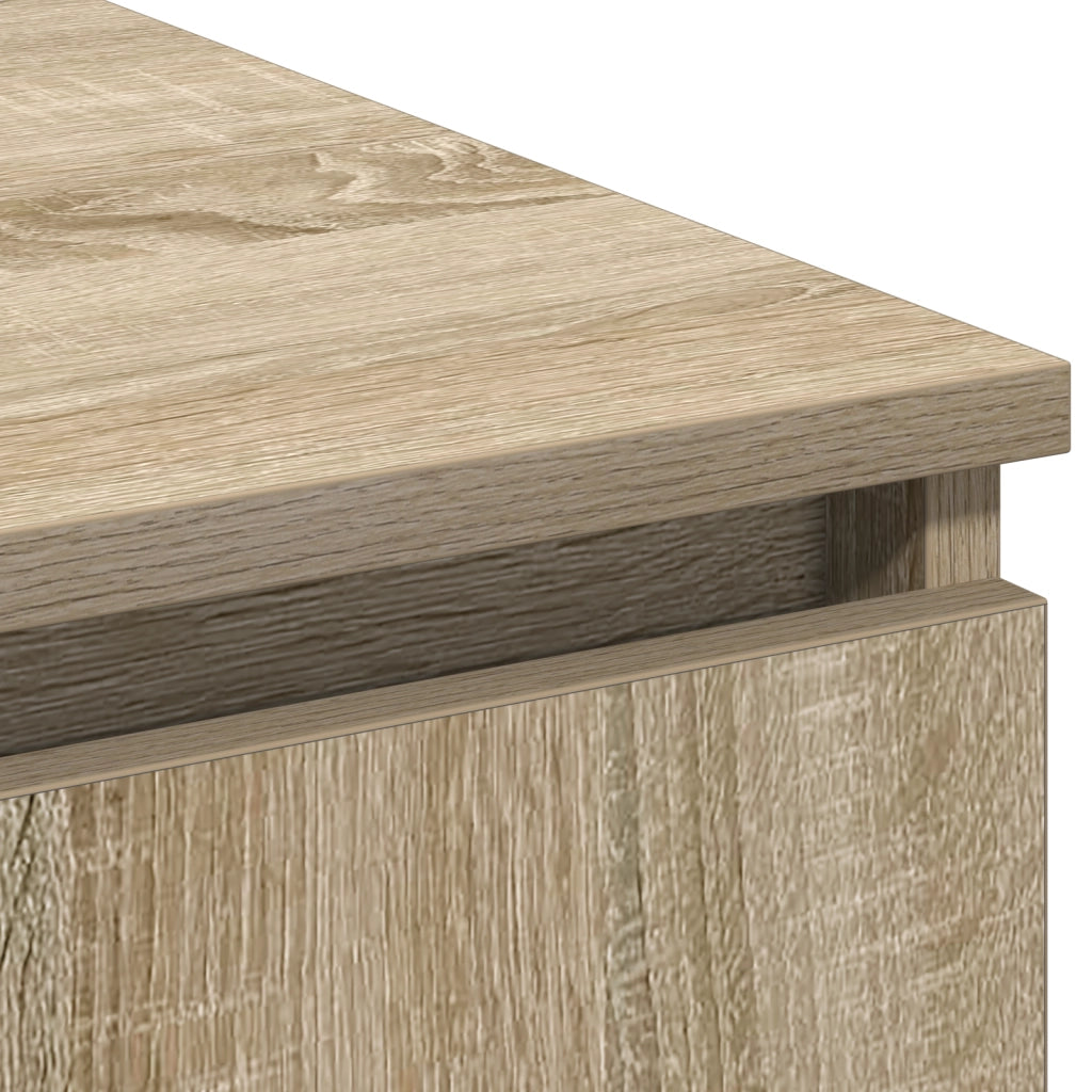 Mobile TV  con LED Rovere Sonoma 180x38x49 cm Legno ingegnerizzato