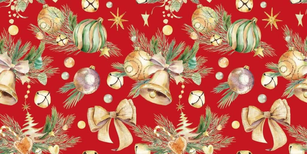 PASSATOIA NATALE LUXURY 20mt H. 53cm 645-1 TAPPETO Minimo Acquisto 20 Pezzi