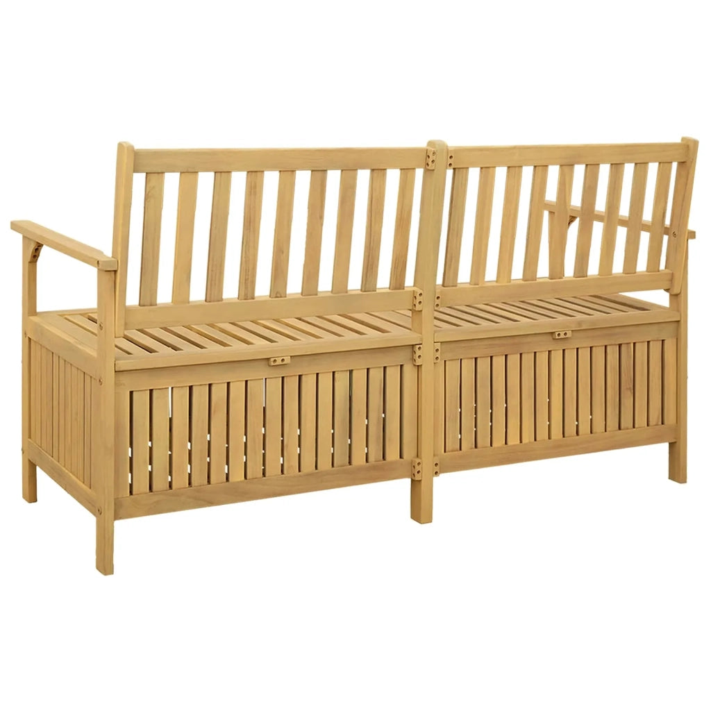 Panca da Giardino | Panchina con contenitore 148 x 63 x 84 cm Acacia Solido