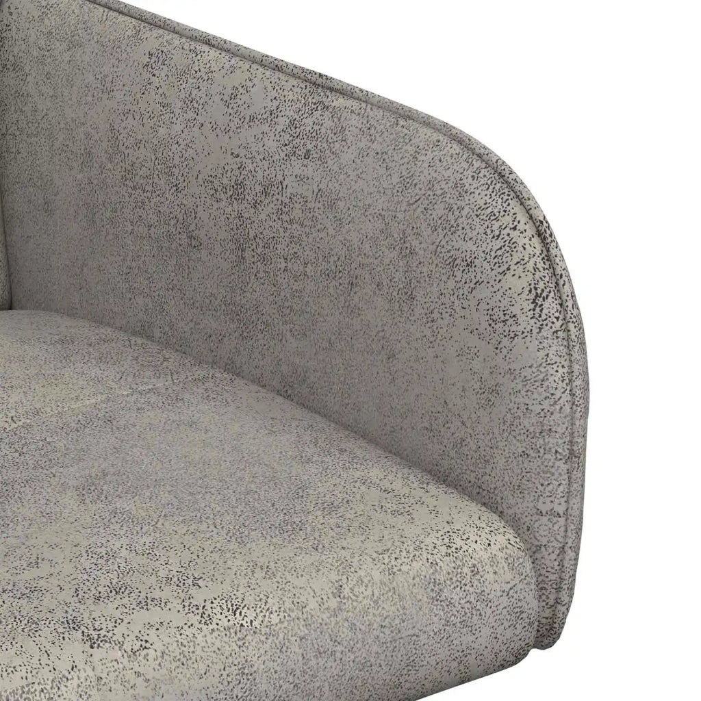 Sedie da pranzo 4 pz Pelle Scamosciata Sintetica Grigio Chiaro 3428230