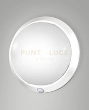 ARMILLA PLAFONIERA D.30CM  BIANCA IP44 1 LUCE ATTACCO E27 CON SENSORE MOVIMENTO