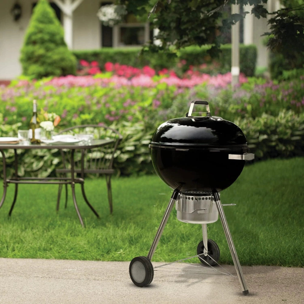 Barby barbecue carbone 70x58x102 cm griglia 54 cm termometro ganci portautensili