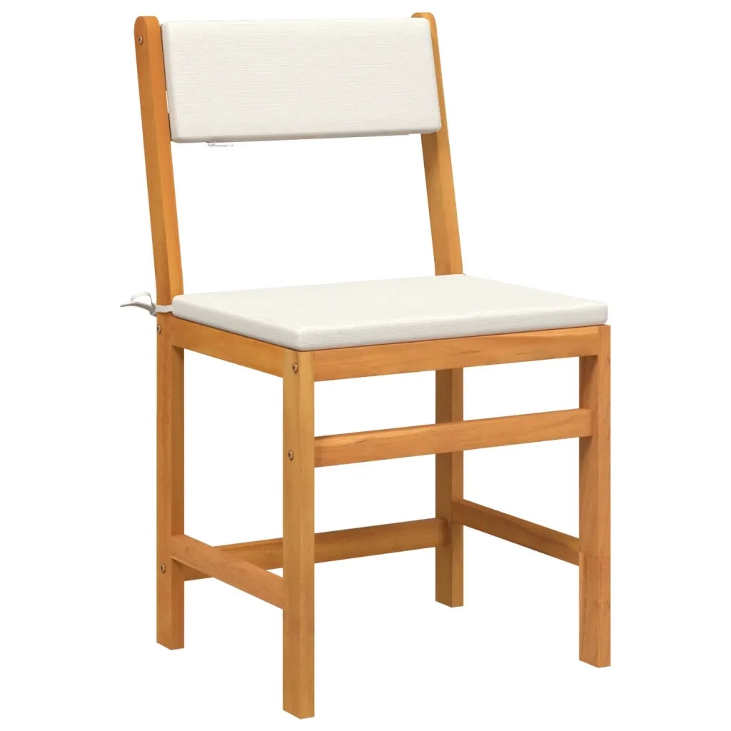 Set da Balcone 3pz | Set Salotto da Giardino con Cuscini in Legno Massello di Acacia