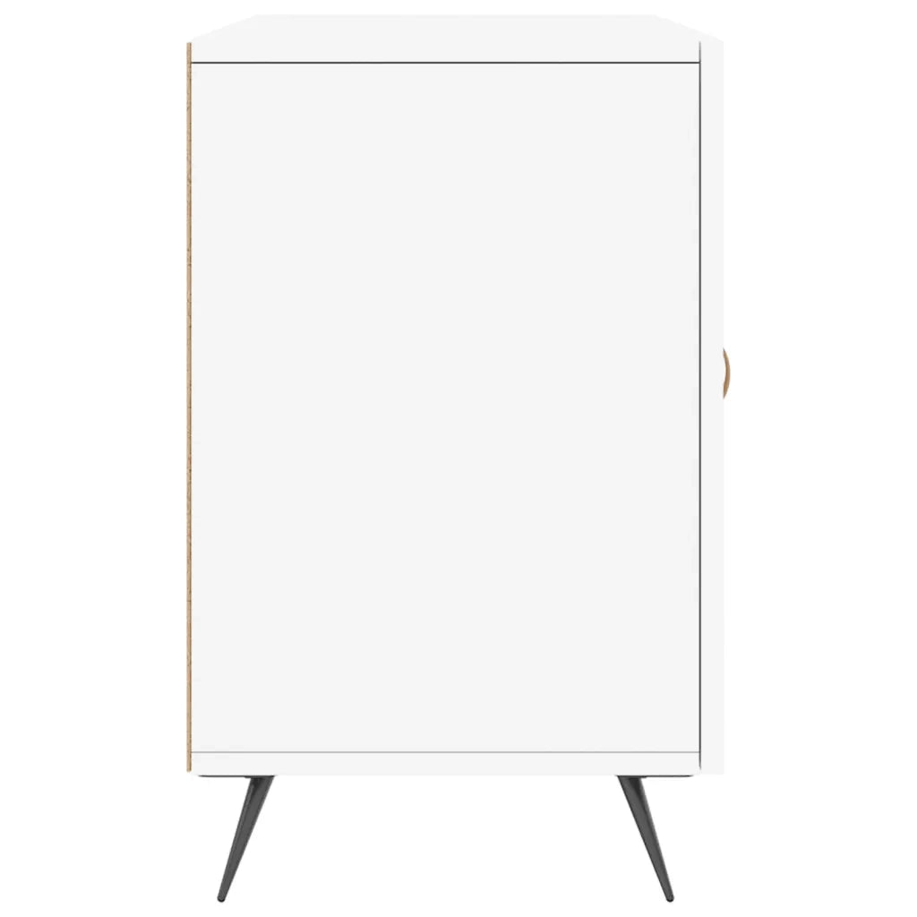 Credenza Bianca 100x36x60 cm in Legno Multistrato