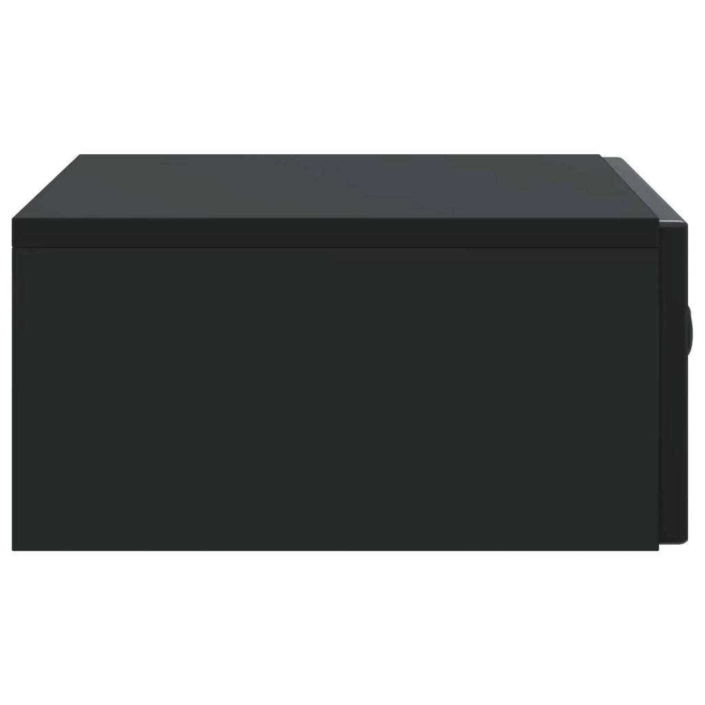 Tavolino da Parete Laterale Nero 59 x 34,5 x 17 cm 898146