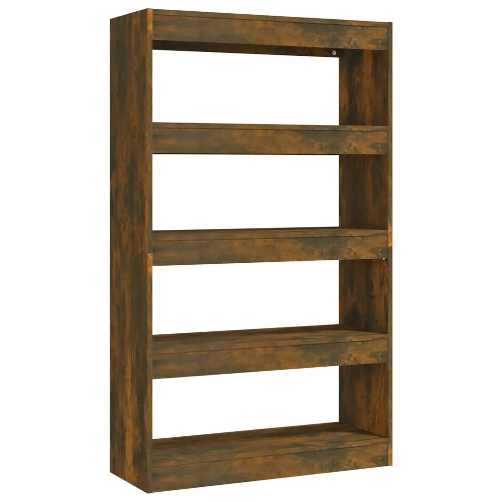 Libreria/Divisorio Rovere Fumo 80x30x135 cm in Truciolato 813620