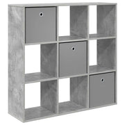 Credenza | Madia | Buffet da pranzo | Armadio da pranzo con cassetto Grigio cemento 102 x 31 x 99,5 cm