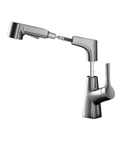 Rubinetto Lavandino Multifunzione LH-226 | Corpo Rame Massiccio | Estrabile con Elevatore | Monocomando | 2 Modos de Acqua