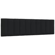 Cuscino Testiera Nero 180 cm in Tessuto