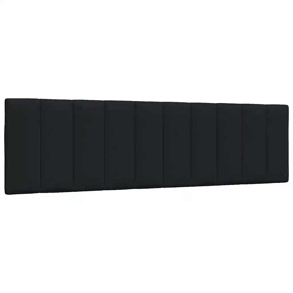 Cuscino Testiera Nero 180 cm in Tessuto