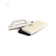 Frattone base plastica con feltro : Modello - FELTRO NERO CM 12X25X2,5