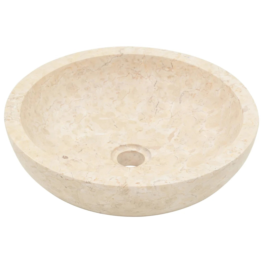 Lavandino 40x12 cm in Marmo Crema 142775
