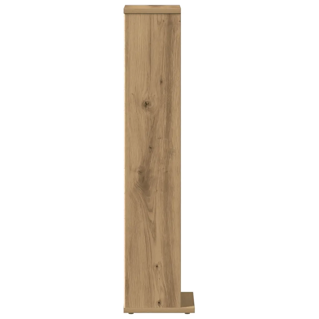 Mobile Porta CD Artigianale 21x20x88 cm Legno Multistrato 855829