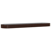Fioriere | Cassetta per fiori | Letto Giardino Acciaio Zincato 600x140x36 cm Marrone