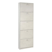 Scarpiera 5 Ante P18 Kit Ossido Bianco cm 63x18x190h - Sarmog