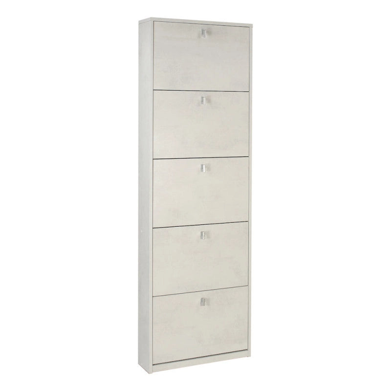 Scarpiera 5 Ante P18 Kit Ossido Bianco cm 63x18x190h - Sarmog