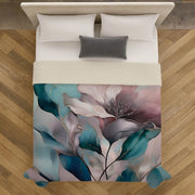 Copriletto Trapuntato Matrimoniale Stone Washed 250x250 cm in Microfibra Anallergica 120 gr/mq Trapuntino Leggero Primaverile Estivo Morbido e Resistente Dis10