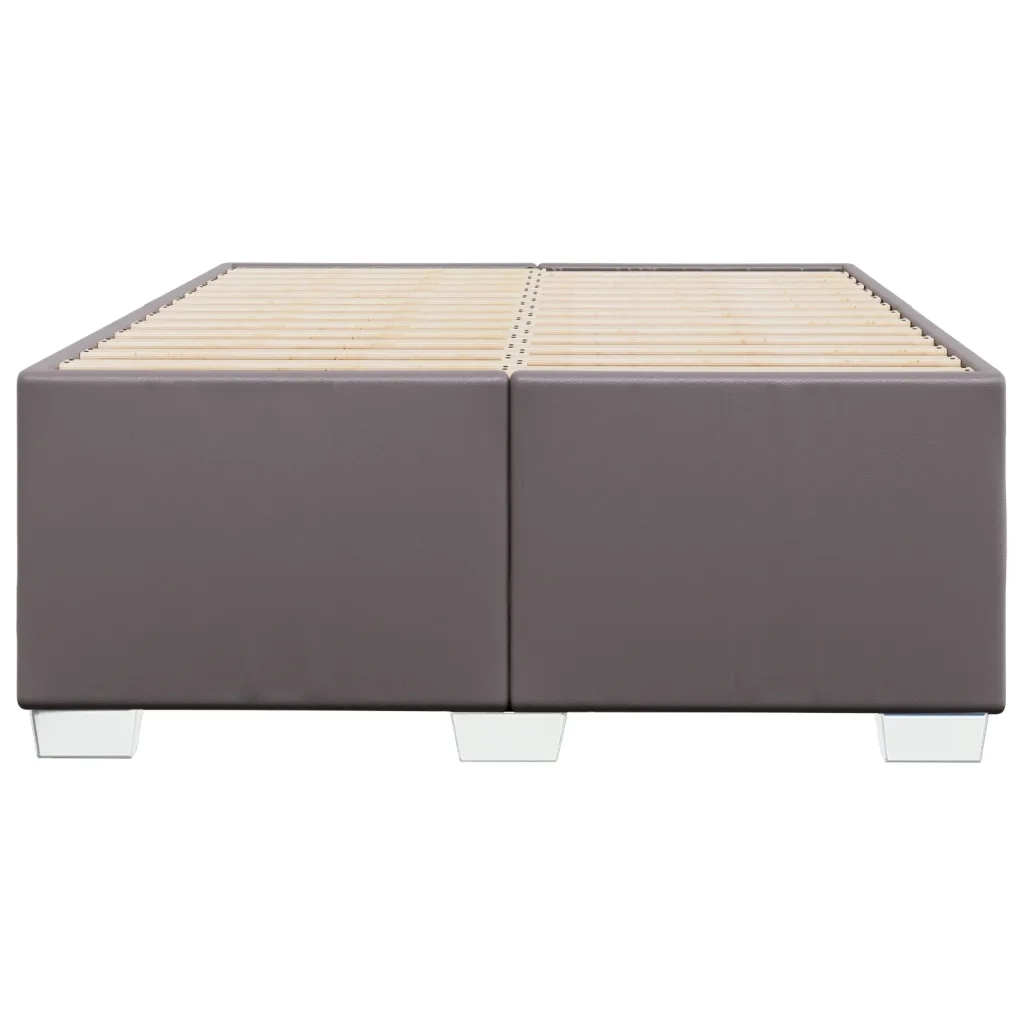 Giroletto senza Materasso Grigio 120x190 cm Similpelle 3284550