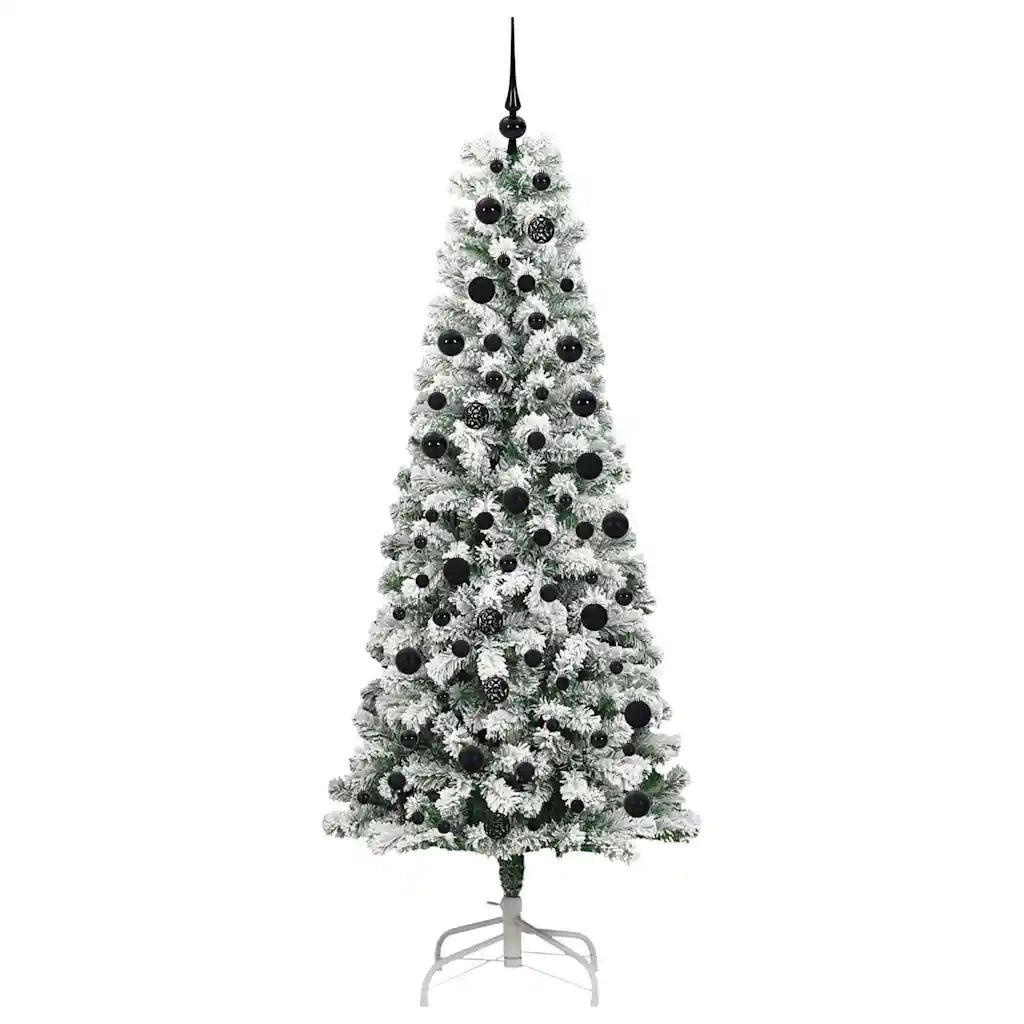 Albero di Natale | Decorazioni natalizie Artificiale con Rami Pieghevoli 210 cm