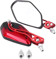 Specchietti posteriori universali per motociclette M8M10 - design sportivo - finitura in alluminio - finitura lussuosa - adatti per motociclette e scooter