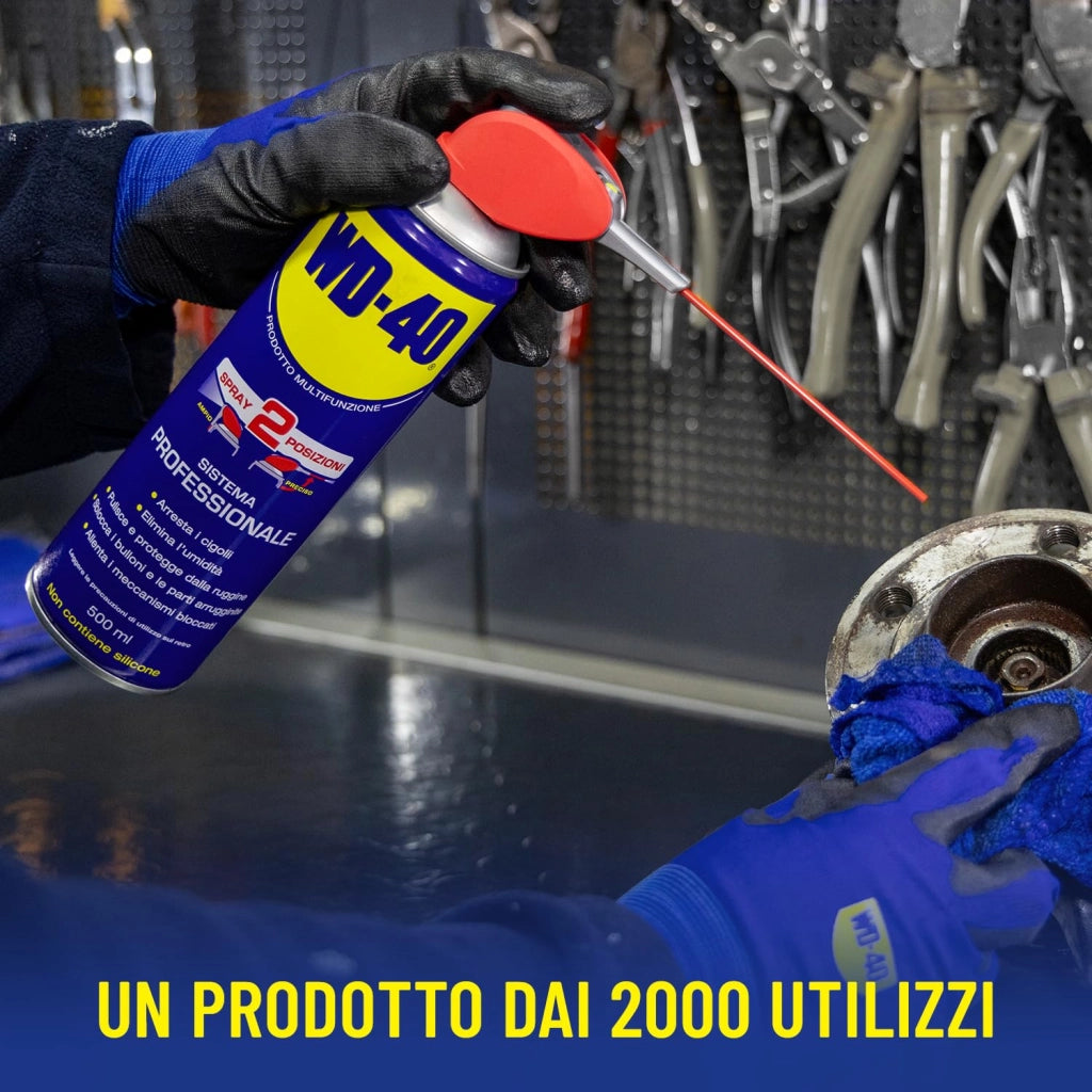 Sbloccante Spray Box Wd 40 Doppia Posizione 6 Pezzi 500 ml