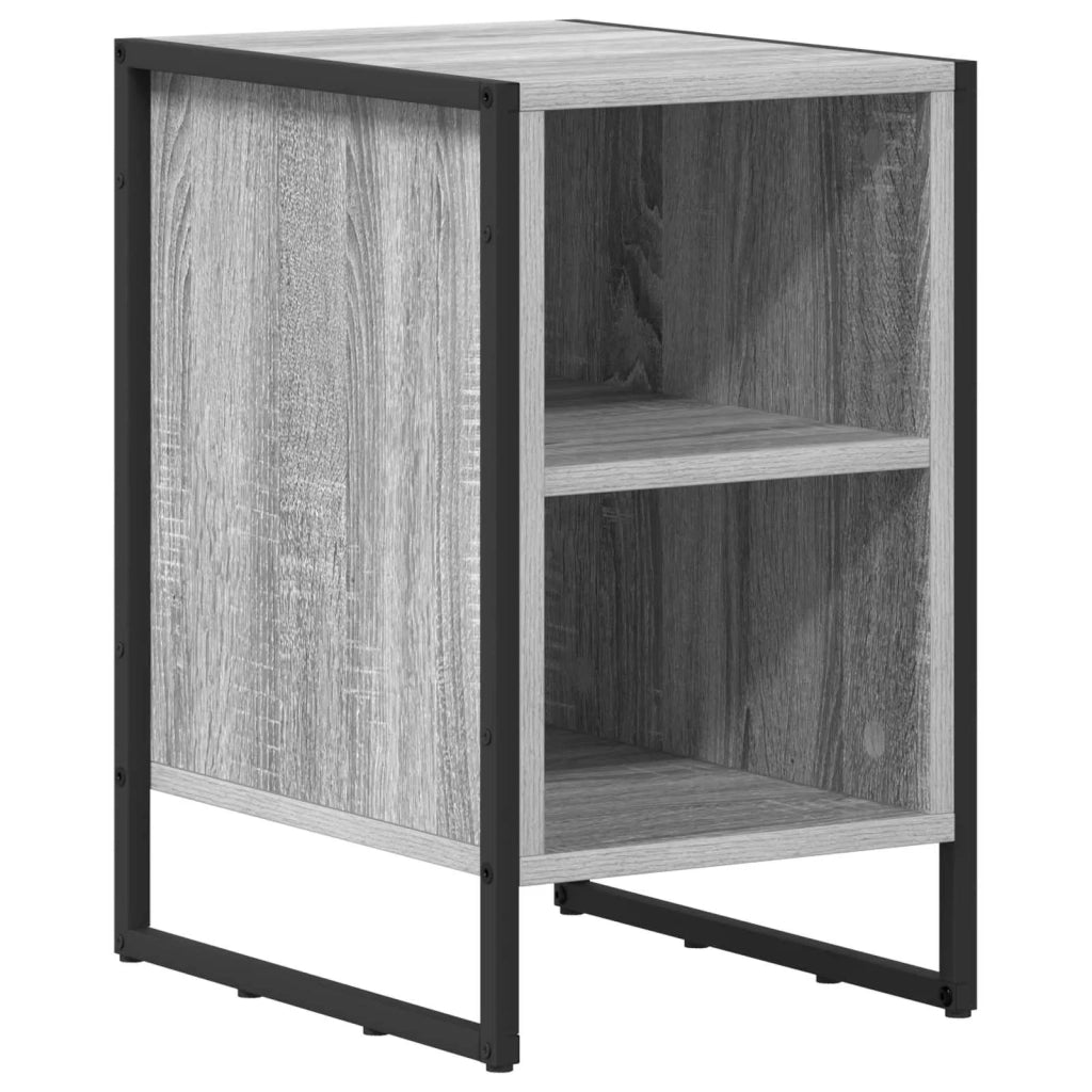 Comodino | Armadio da Notte | Mobiletto da notte Grigio Sonoma 39.5 x 30 x 50 cm Legno multistrato
