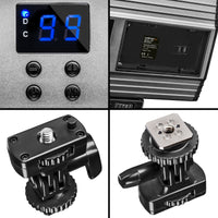 LED Niova 150 Bi Color Luce fotografica per video, lampada on-camera 15 W, temperatura colore regolabile 3200-566 K, dimmerabile