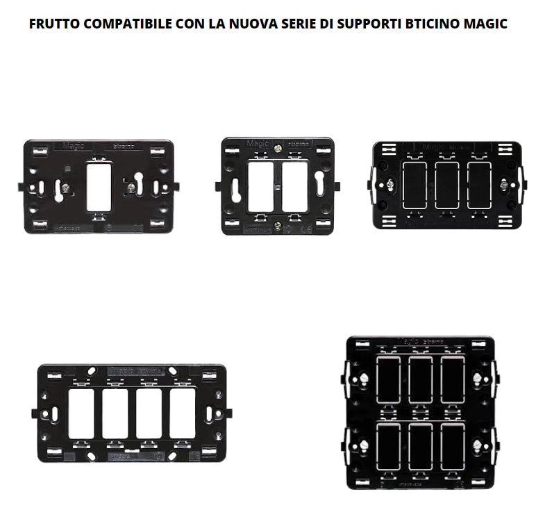 Copriforo serie civile faeg colore bianco