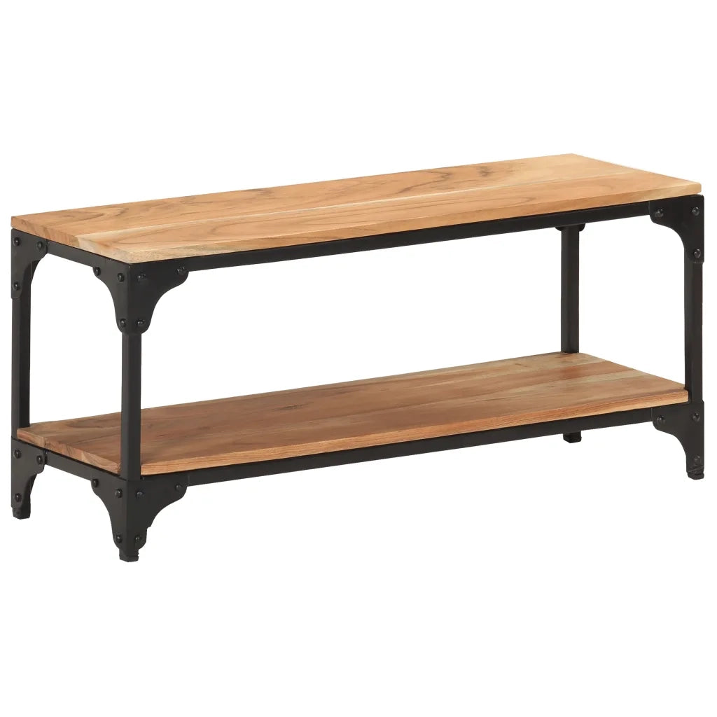 Tavolino da Salotto 90x30x40 cm in Legno Massello di Acacia 320260