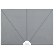 Tenda da sole laterale retrattile/schermo privacy per patio giardino terrazza balcone 400 x 200 cm grigio 02_0007075