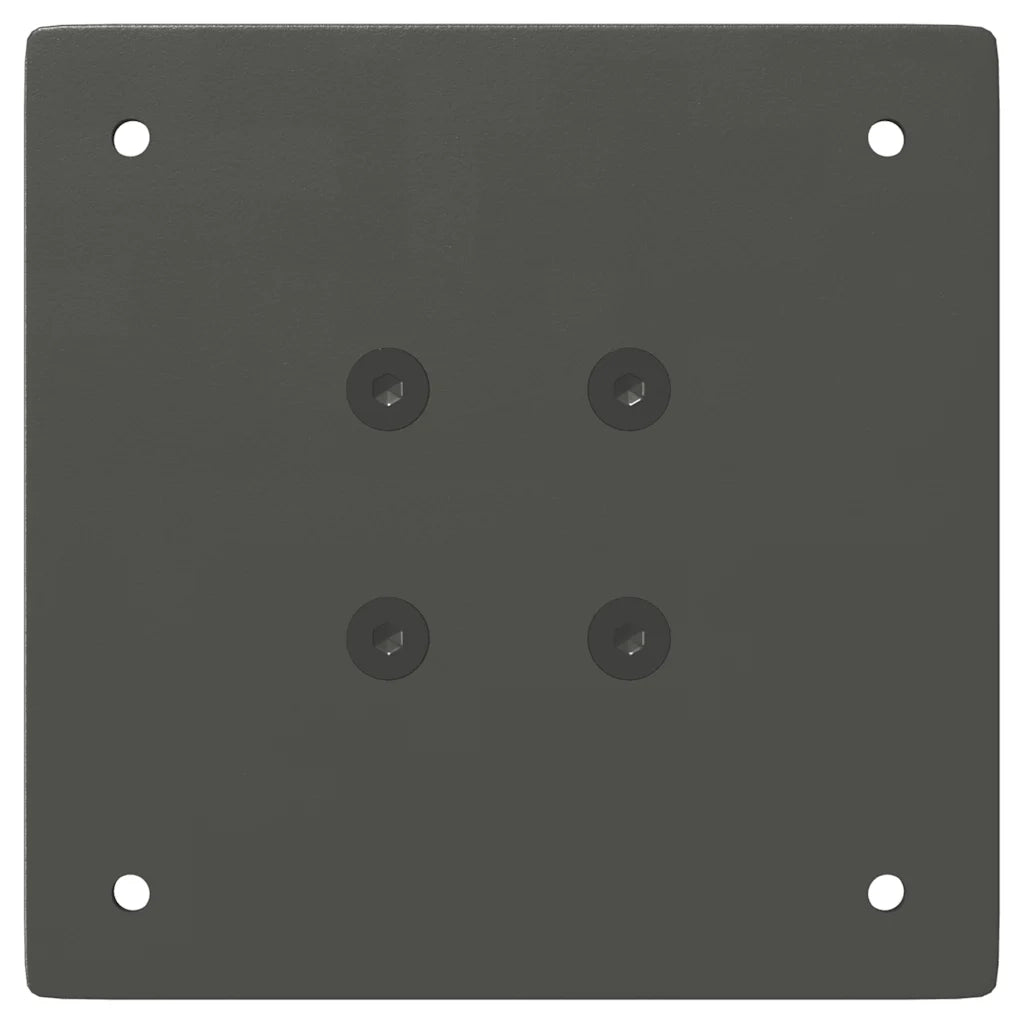 vidaXL Gambe per tavolino 4 pz Antracite 30 cm Acciaio