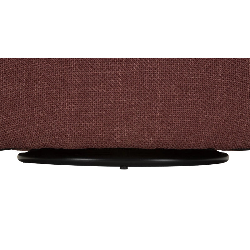 Poltrona Girevole Siena Bordeaux cm 83,5x66x80 (seduta Altezza cm 42)