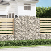 Cesti Gabbioni ad Arco 5 pz 200x30x200/220 cm Ferro Zincatocod mxl 123909