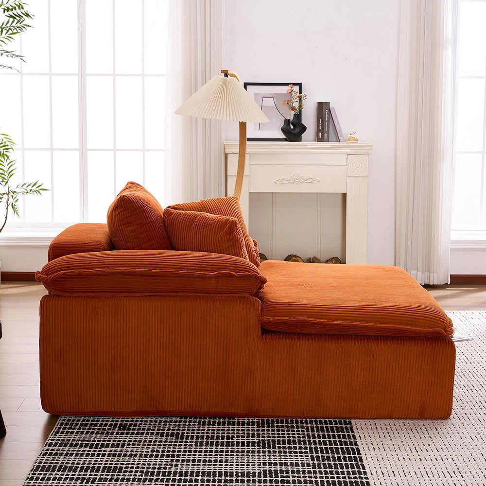 Canap¨¦ inclinable - Xylo - 46 cm - Design senza telaio, braccioli larghi