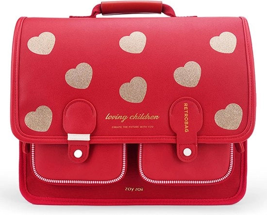 Borsa per bambini, zaino scolastico in stile retro per bambini, borse per bambini con cinturino per petto per regali di Natale, regali di compleanno per bambini di 3-10 anni