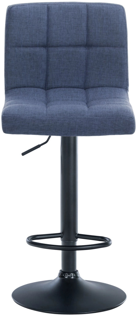 2er Set Barhocker Calma Stoff schwarz