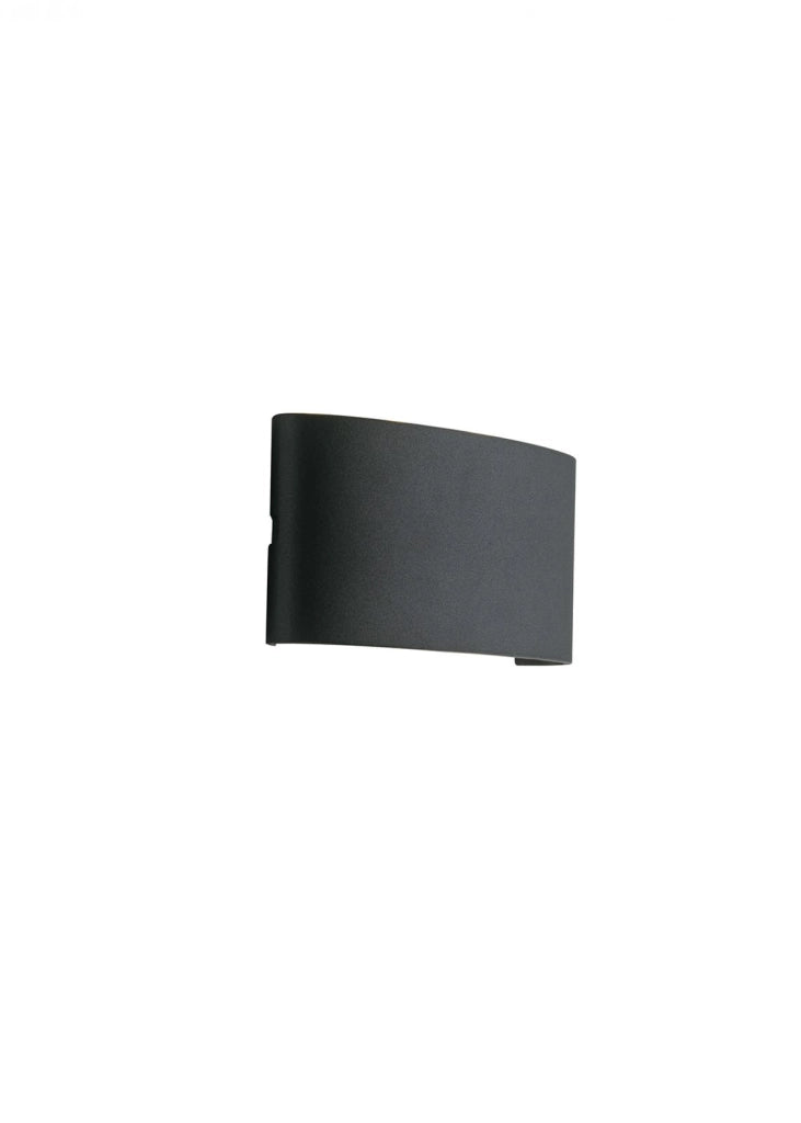 APPLIQUE BIEMISSIONE LED BEETLE ANTRACITE 6W 600LM CCT 3000K / 4000K IP54 17X8X4CM