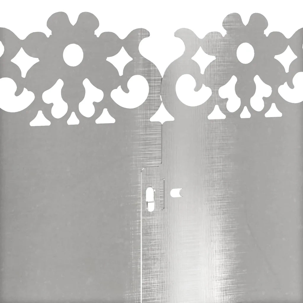 Bordure per prato 20 pz Argento 103 x 0,05 x 22 cm CFW3215308