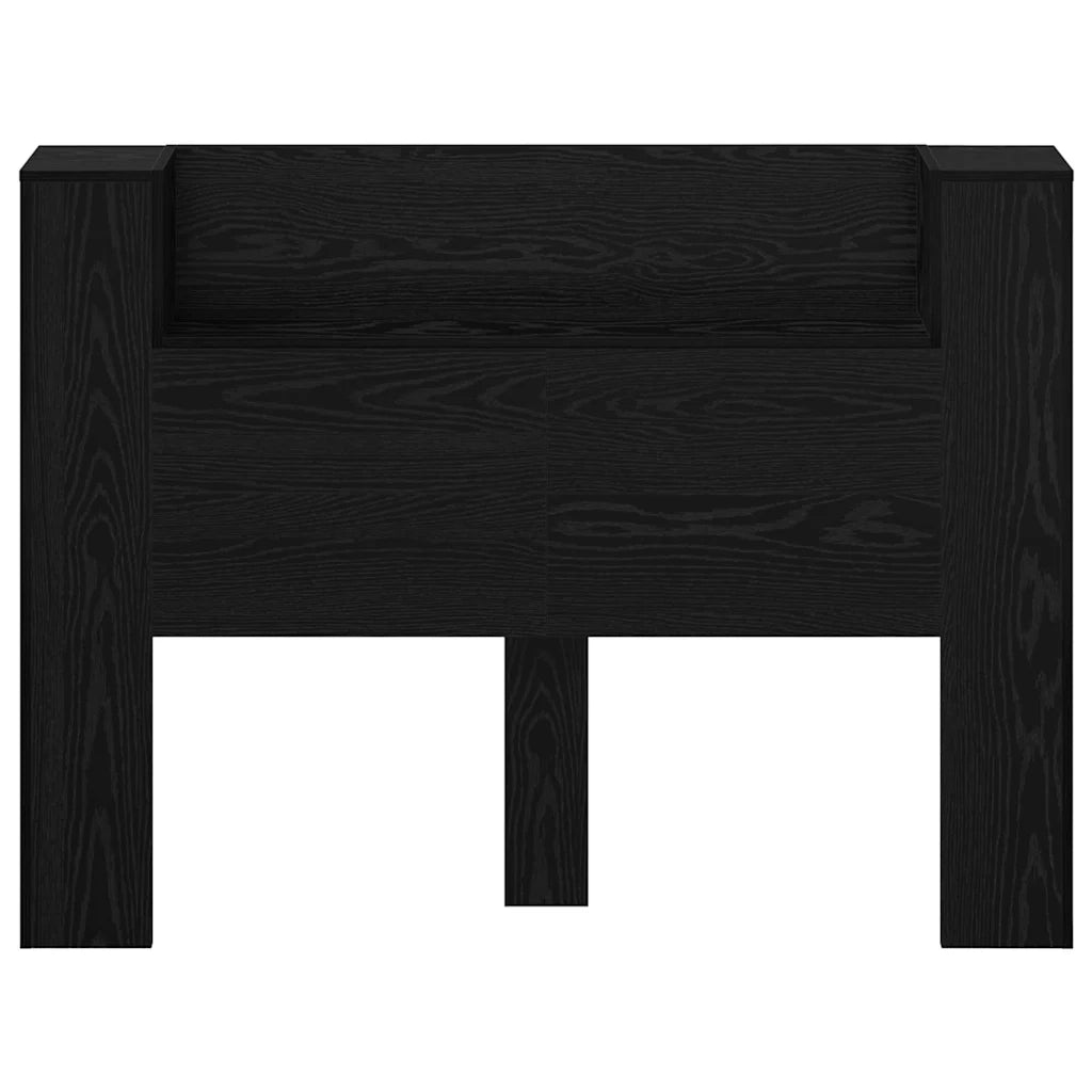 Testiera Letto Rovere Nero Legno ingegnerizzato