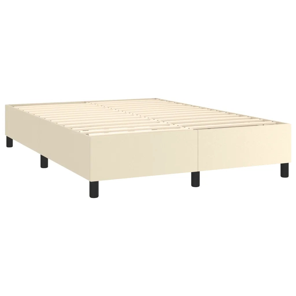 Giroletto a Molle con Materasso e LED Crema 140x200 cm cod mxl 60074