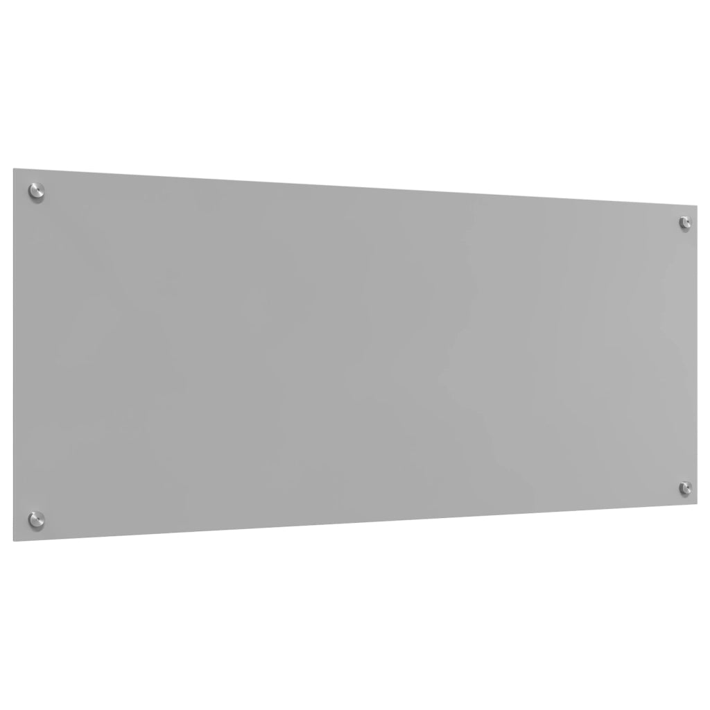 Pannello di schiena per cucina  Grigio chiaro 120x50x0,6 cm in vetro temperato