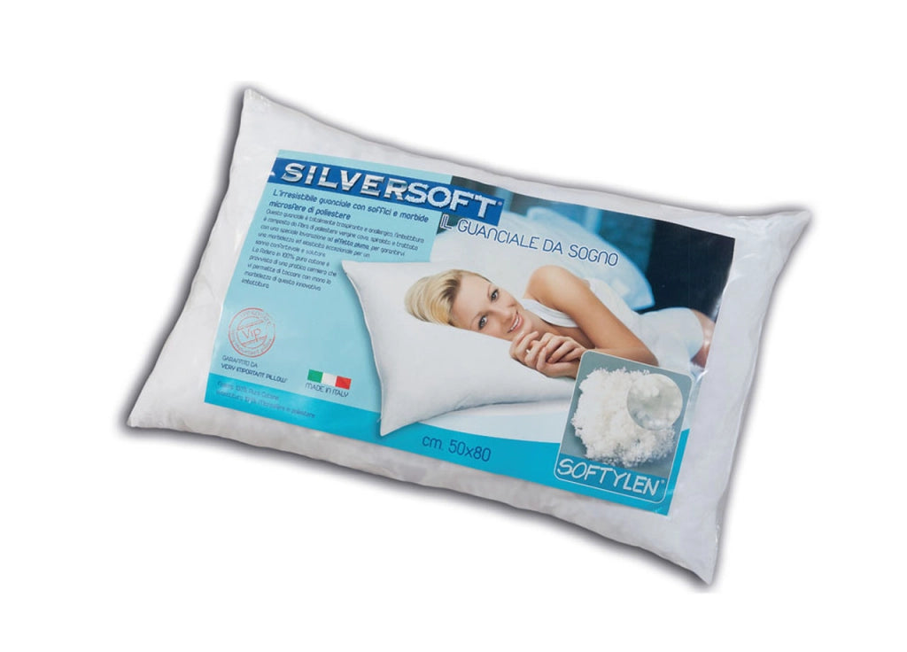 Cuscino Guanciale Da Letto Silversoft - 50x80 - Silversorf